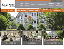 Tablet Screenshot of legendscarytowne.com